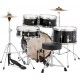 Pearl RSJ465C/C 31 5-piece Complete Drum Set with Cymbals - Jet Black