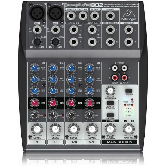 Behringer Xenyx 802 4-channel Analog Mixer