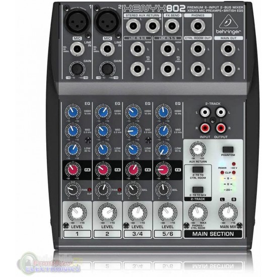 Behringer Xenyx 802 4-channel Analog Mixer