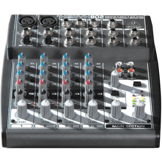 Behringer Xenyx 802 4-channel Analog Mixer