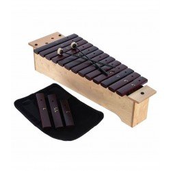 Sonor Global Beat Soprano Xylophone with 16 Stained Sucupira Bars Includes 1 Pair of Mallets & Bag For Bars