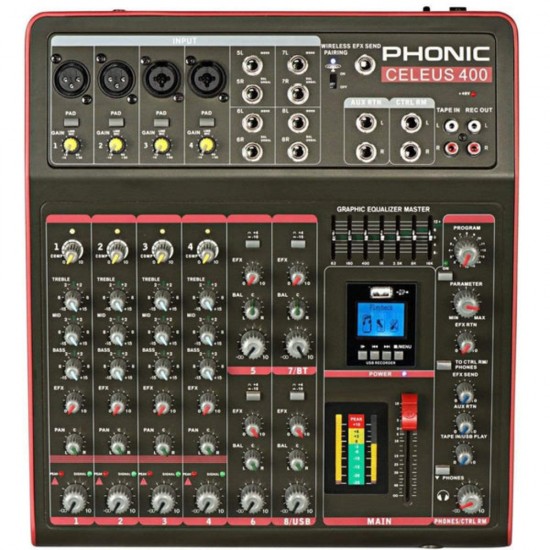 Phonic Celeus 400 Aanalog Mixer