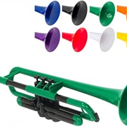 pBone PTRUMPET1GREEN Plastic Trumpet